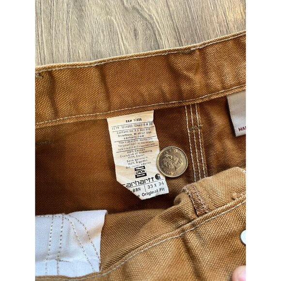 Vintage Carhartt Double Knee Carpenter Denim 31 - Picture 8 of 8